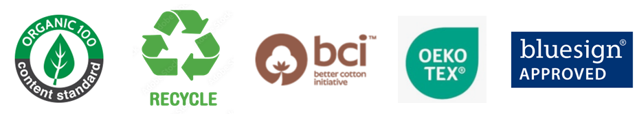Compliance Certifications (GRS, OCS, BCI, OEKO-TEX, bluesign)